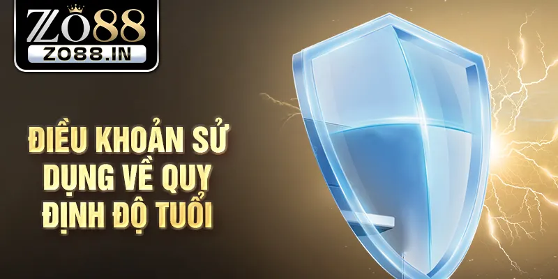 Điều khoản sử dụng về quy định độ tuổi